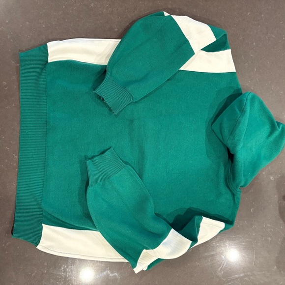 NTW Super soft Anthro Green and White Hoodie with Logo - Picture 5 of 5